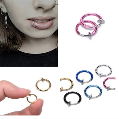 clip on tongue piercing|Clip on Tongue Ring .